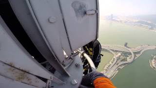 Macau Tower Climb Final Section [upl. by Yesnek]