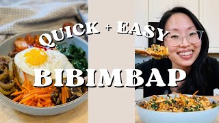 How to Make Quick  Easy Bibimbap with Bulgogi [upl. by Nnylahs]