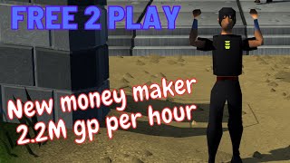 Amazing 22m GP per hour F2p Money Maker With No Requirements  Simple OSRS Guide [upl. by Offen]