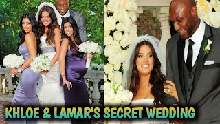 IN EMOTION Khloe amp Lamars Secret Wedding What Really Happened [upl. by Radborne]