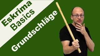 Eskrima Grundlagen Training von Grundschlägen [upl. by Nesnej565]