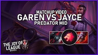 riste  GRANDMASTERS GAREN vs Jayce  Garen Mid with Predator  League of Legends [upl. by Reffineg]