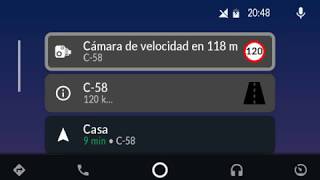 OBD2 for AA  CamSam Plus en Android Auto avisos de radar [upl. by Germano]