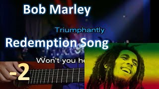 2 Redemption song  Bob Marley  karaoke [upl. by Salli]