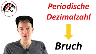 PERIODISCHE Dezimalzahlen in BRÜCHE umwandeln  Mathe Tutorial [upl. by Georgia178]