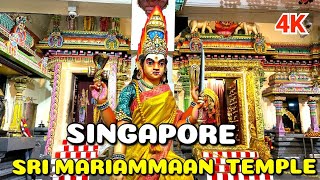 Singapore Chinatown  Sri Mariamman Hindu Temple [upl. by Charline]