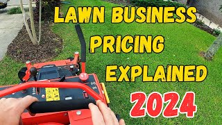 How to Price ANY LAWN SERVICE in 2024 Detailed Examples [upl. by Asli]