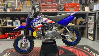 HONDA CRF 50 BUILD IS DONE  Fast 50 [upl. by Gold633]