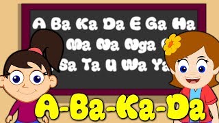 ABaKaDa song  abakada Filipino Alphabet  Awiting Pambata Tagalog  Learn Filipino for kids Rhymes [upl. by Alyos]