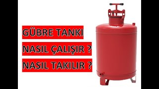 Gubre Tanki Nasıl Monte Edilir ve Çalışır  Damla Sulama Filtresi Nasıl Bağlanır Mgf Sulama  İzmir [upl. by Ten317]