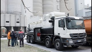 VacuPress 8000 HiLift EX in cement factory [upl. by Acsot]