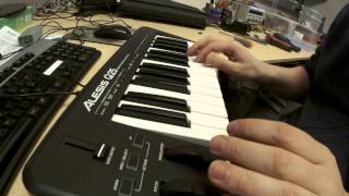 Q25 MIDI Controller Hack  S1 breakout board synth [upl. by Leah602]