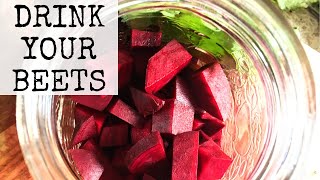 Beet Kvass Recipe How to Make this Delicious Probiotic Beverage in a Mason Jar [upl. by Durer933]