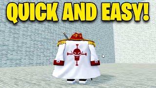 How to get Vice Admirals Coat FASTEST METHOD  Blox Fruits [upl. by Tocs861]