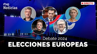 ELECCIONES EUROPEAS DEBATE de los CABEZAS de LISTA sin la ULTRADERECHA  RTVE Noticias [upl. by Nahshon]