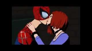 Spiderman tnas kiss [upl. by Odlamur]