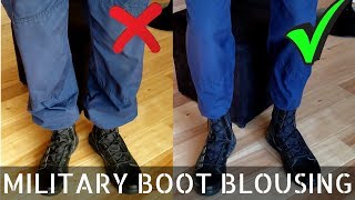 How To blouse your boots like a pro [upl. by Portuna]