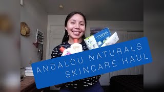 Andalou Naturals Skincare HaulReview [upl. by Lolande137]