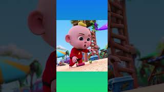 Swimming Song  3D Animation Rhymes amp Songs For Children shorts 3d song kids [upl. by Trilley]