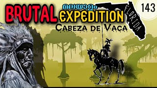 Narváez expedition Cabeza DeVaca  Julius Manuel HisStories [upl. by Vaenfila]