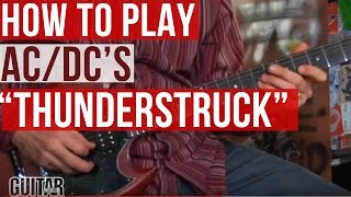 How to Play ACDCs quotThunderstruckquot Guitar Lesson [upl. by Jenks]