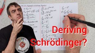 Deriving Schrodingers Equation using ALevel mathematics sort of [upl. by Sikleb]