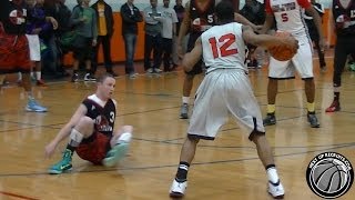 AJ Harris ANKLEBREAKING crossover drops defender  King James Icebreaker Ohio State 2015 [upl. by Thatch]