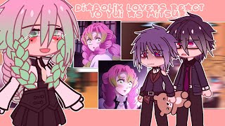 Diabolik lovers react to Yui as Mitsuri Kanroji DIABOLIK LOVERS X DEMON SLAYER  Change speed 2x [upl. by Ixel]