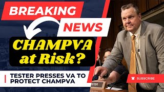 Tester Presses VA to Protect CHAMPVA Beneficiaries’ Access to Health Care veterans benefits [upl. by Reviere]