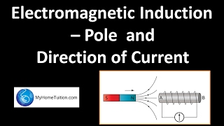 Electromagnetic Induction  Pole and Direction of Current  Electromagnetism [upl. by Leventhal]