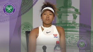 Naomi Osaka Wimbledon 2019 First Round Press Conference [upl. by Ettie]