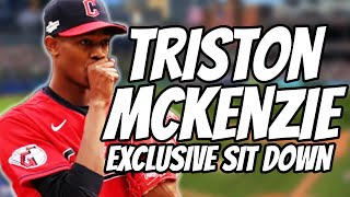 EXCLUSIVE Welcome Cleveland Guardians Pitcher Triston McKenzie To The Show [upl. by Irbmac]