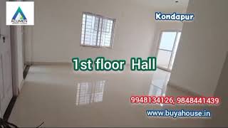 Independent Triplex Villa for Sale in Kondapur [upl. by Arrim]