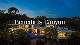 Welcome to Benedicts Canyon your typical stunning Beverly Hills modern mansion [upl. by Elocyn]