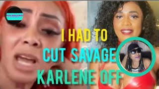 CUTIE CUT SAVAGE KARLENE OFF  REACTION [upl. by Jacklyn548]