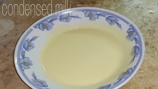 condensed milk recipe how to make condensed milk at home by Aleeha cooking [upl. by Grimonia]