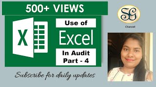 Use of Excel in Audit  Part 7  Explained in Hindi  Sumif and Sumifs [upl. by Nykal5]