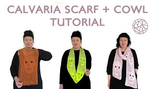 Tutorial Calvaria Scarf and Cowl [upl. by Gasper156]