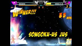 unstoppable force vs immovable objector is it Accelerator VS Son Goku MUGEN [upl. by Moulden]