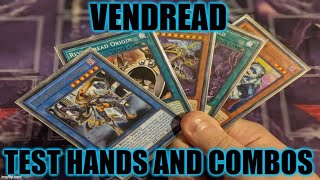 HOW TO PLAY A VENDREAD DECK TEST HANDS AND COMBOS DECEMBER 2020 YUGIOH [upl. by Hulburt]