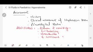 IV Fluids in Paediatrics Hyponatremia [upl. by Huskamp176]