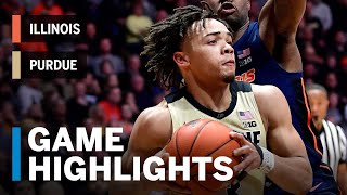 Highlights Carsen Edwards Drops 23 in a Win  Illinois vs Purdue  Feb 27 2019 [upl. by Tarrance232]