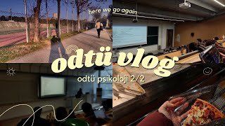 ODTÜDE İLK HAFTAM VLOG  yeni dönem [upl. by Arabeila]