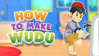 HOW TO MAKE WUDU IN ISLAM WITH ANIMATION [upl. by Briny]