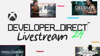 Xbox Developer Direct Livestream 2024  Indiana Jones Senua’s Saga Hellblade 2 amp More [upl. by Einatirb985]