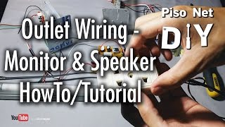 Pisonet DIY Outlet Wiring Power Cutoff for Monitor and Speaker Tutorial Tagalog [upl. by Persse186]