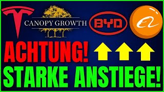 ⚠️TESLA BYD ALIBABA CANOPY GROWTH VOR EXPLOSION [upl. by Olnton]