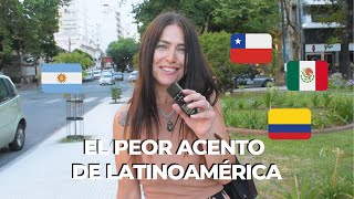 ARGENTINOS sobre EL PEOR y MEJOR acento de LATINOAMÉRICA [upl. by Minnaminnie]