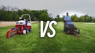 Ventrac Vs Mini Skid Steer  Trenching [upl. by Freytag]