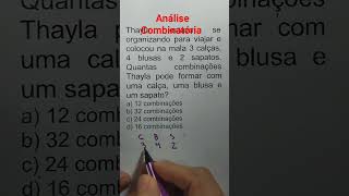 Princípio Fundamental da Contagem  PFC Análise Combinatória  Matemática do ENEM [upl. by Jeannine]